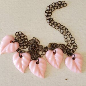 Artisian Made 16" Whimsical Pink Necklace